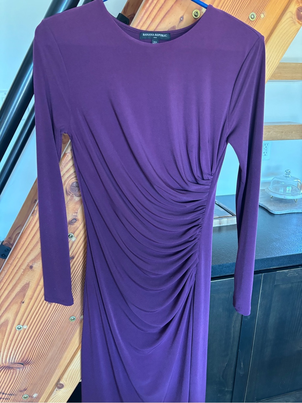 Banana Republic Ruched dress XS